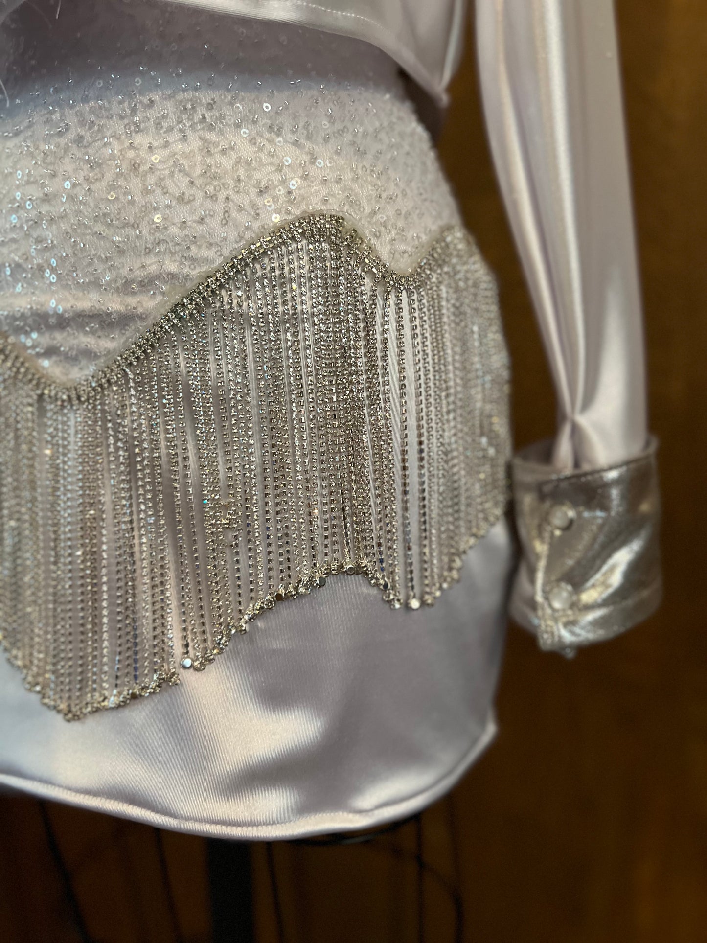 Leah Pearl Snap Skirt Suit