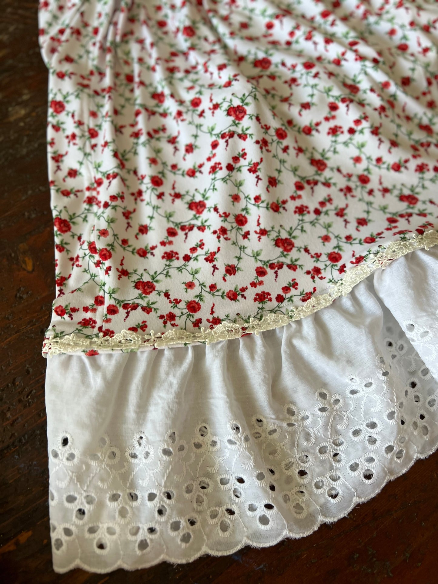 Prairie Skirt Set in Rose Bud