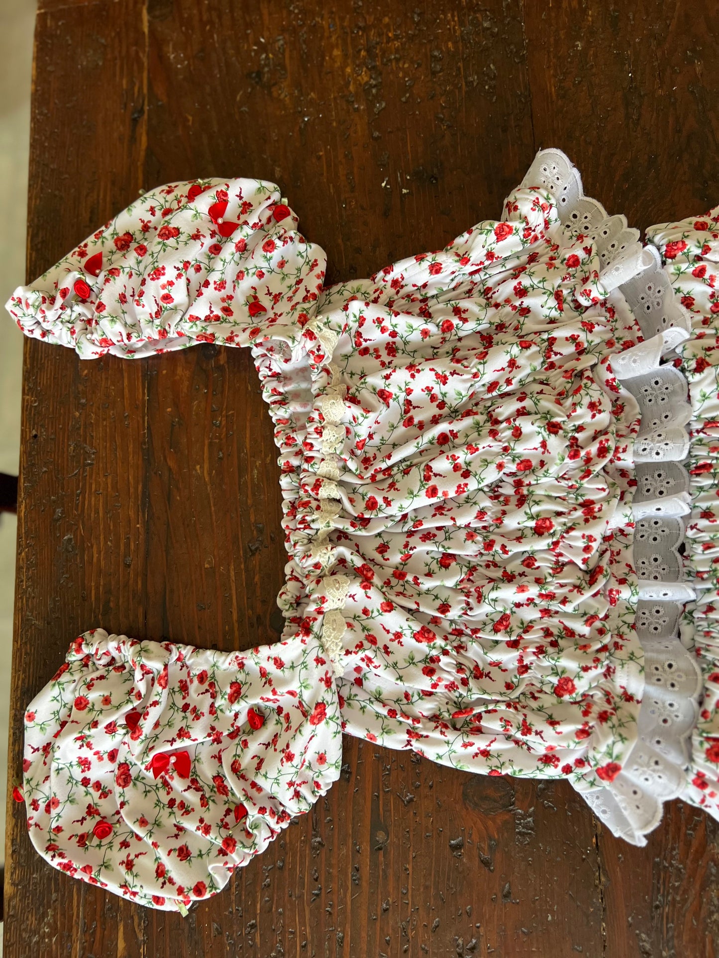 Prairie Skirt Set in Rose Bud