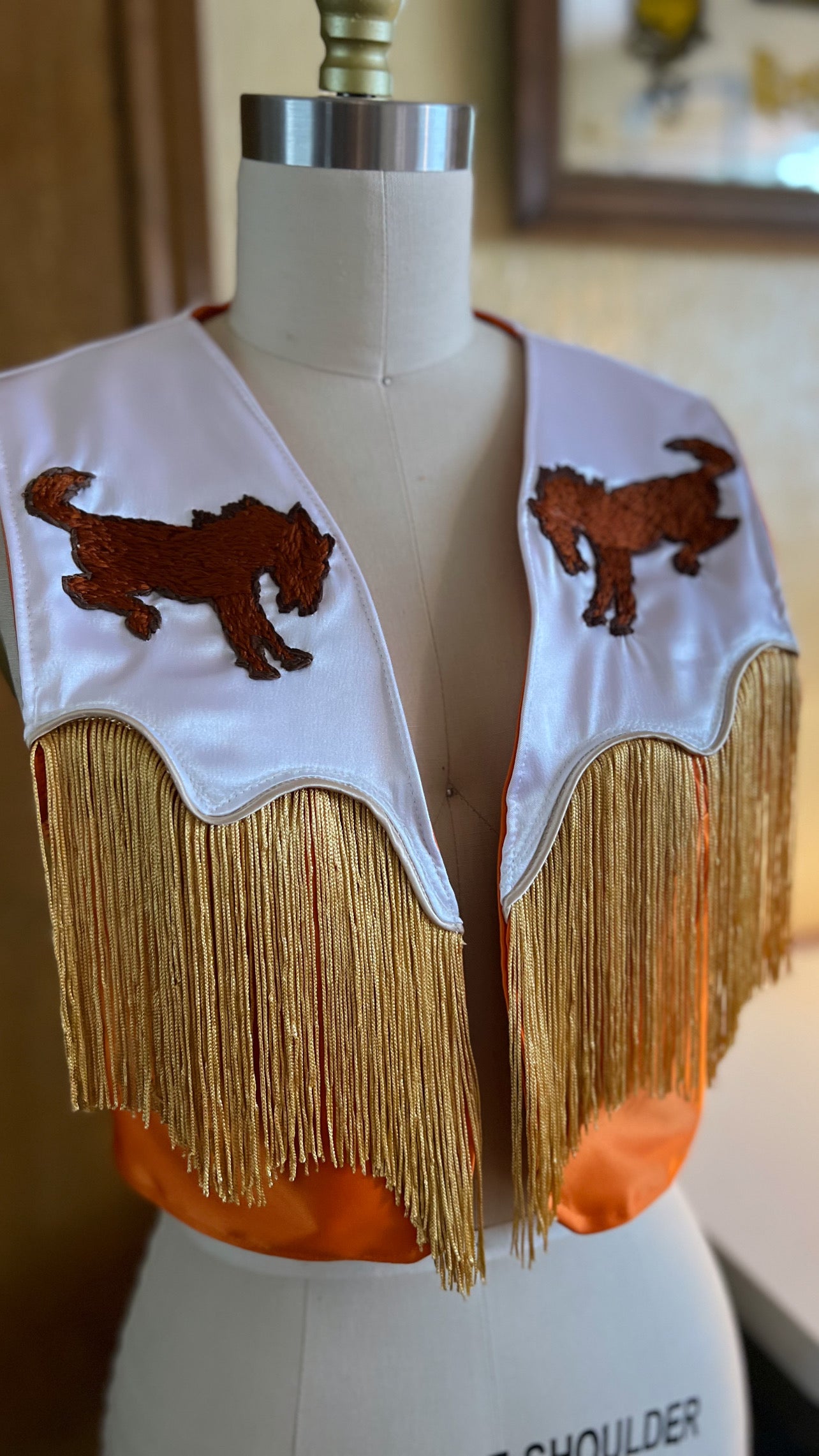Buckin’ Retro Cowgirl Vest