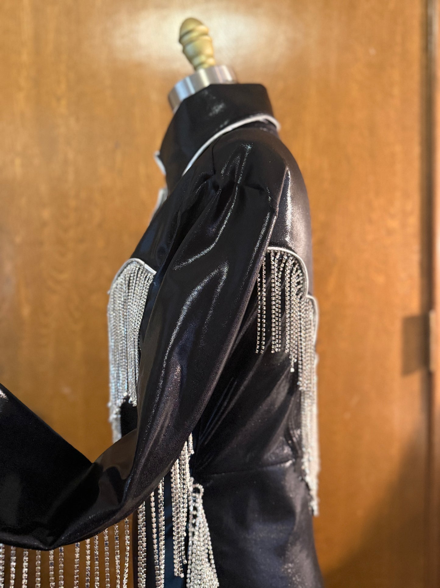 Rhinestone Pearl Snap Dress