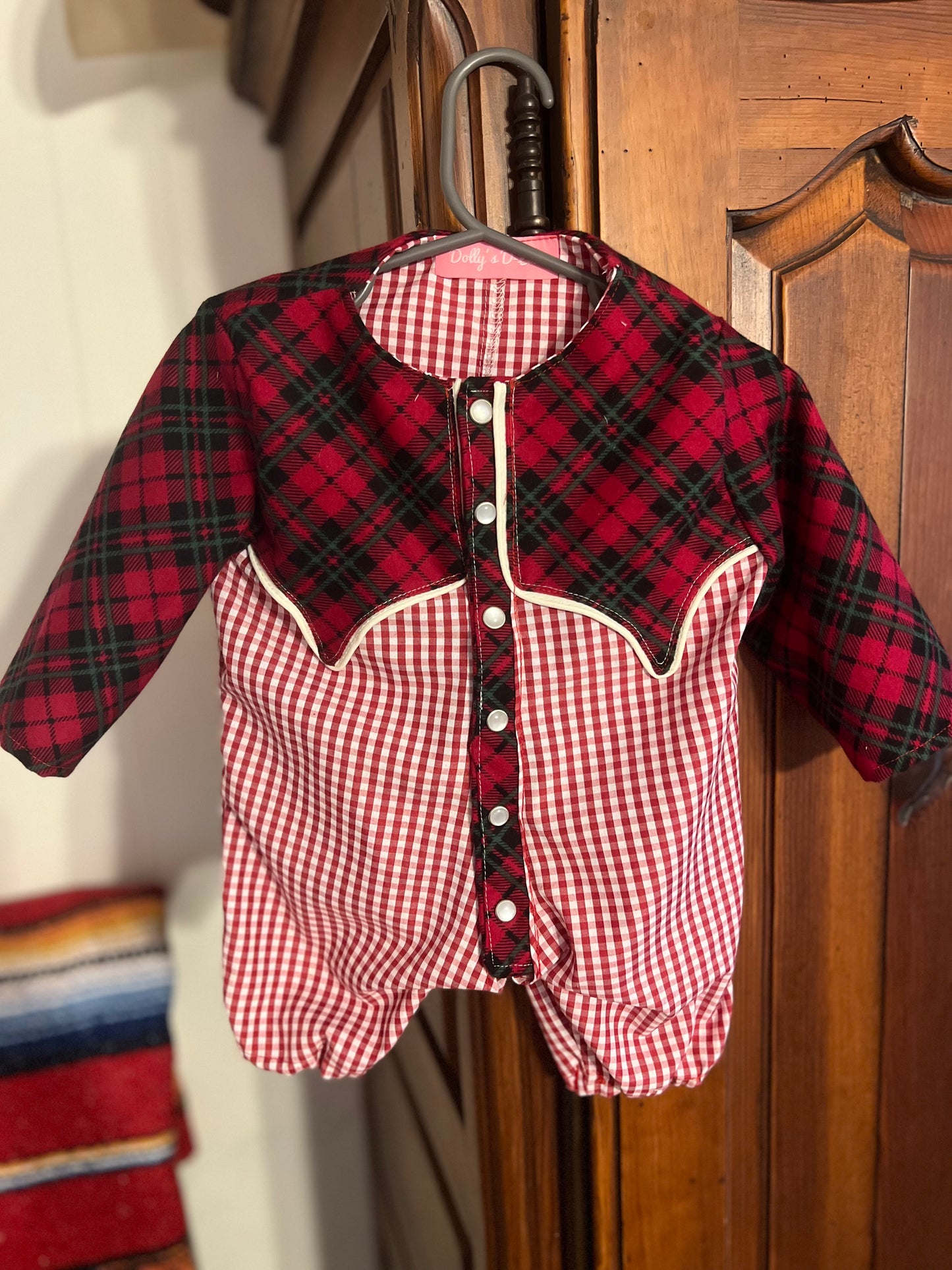 Holly Dolly Darlin’ Romper, Pearl Snap
