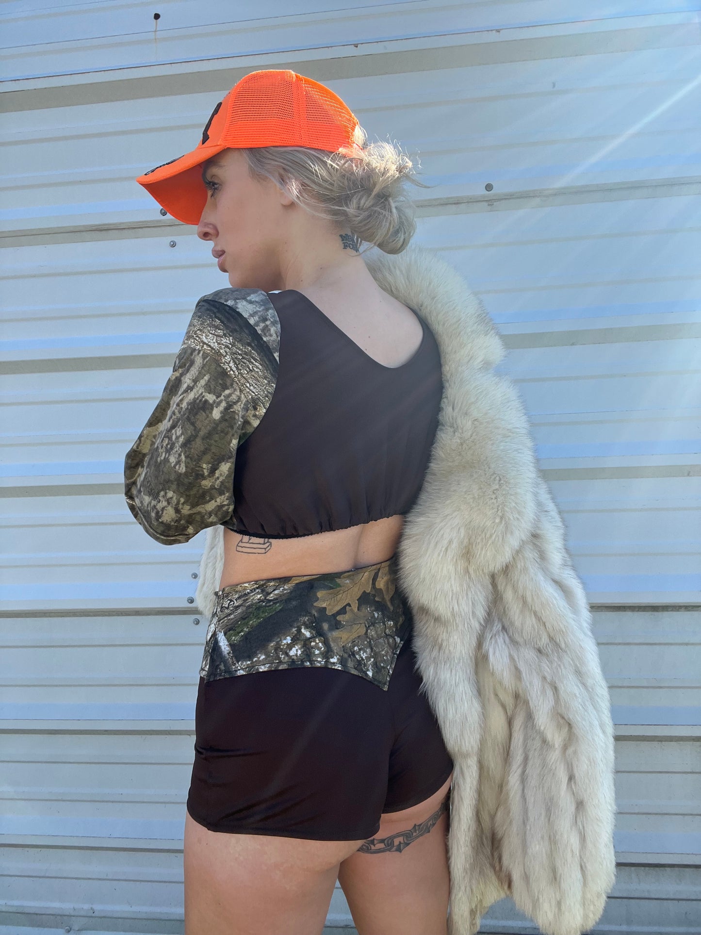 Charlene Camo Corset Set