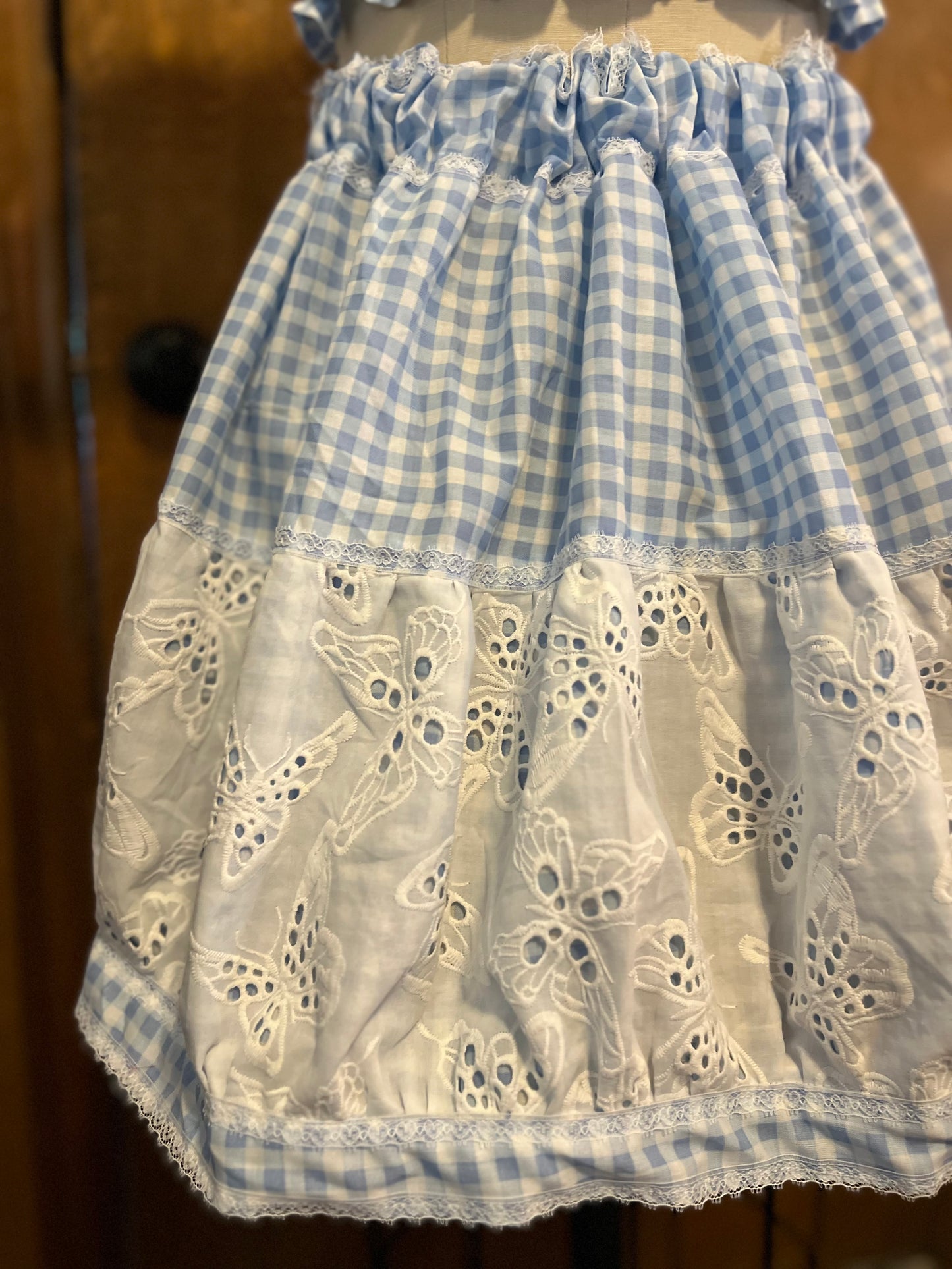 Butterfly Eyelet Skirt Set, Cottage Core