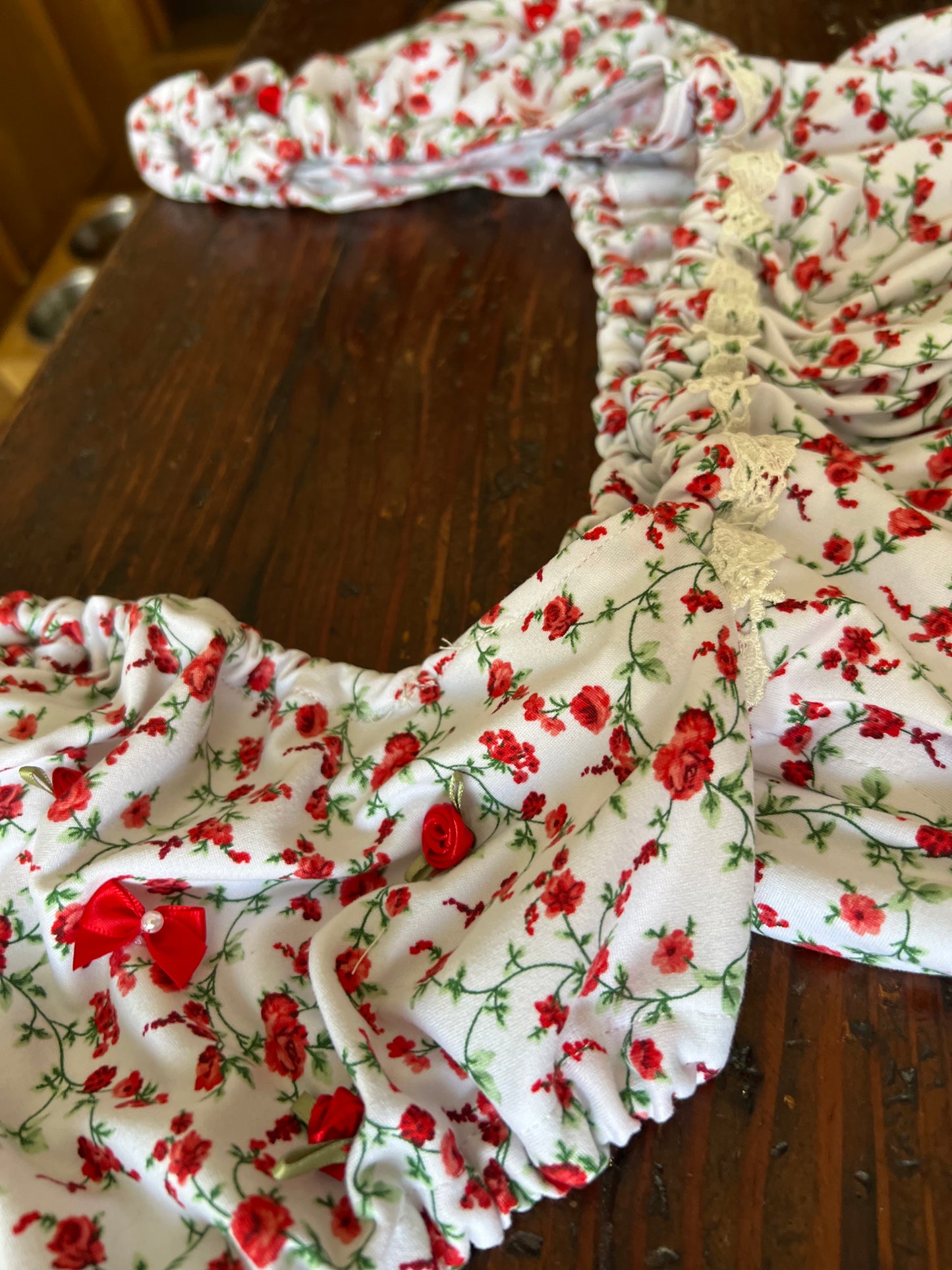 Prairie Skirt Set in Rose Bud