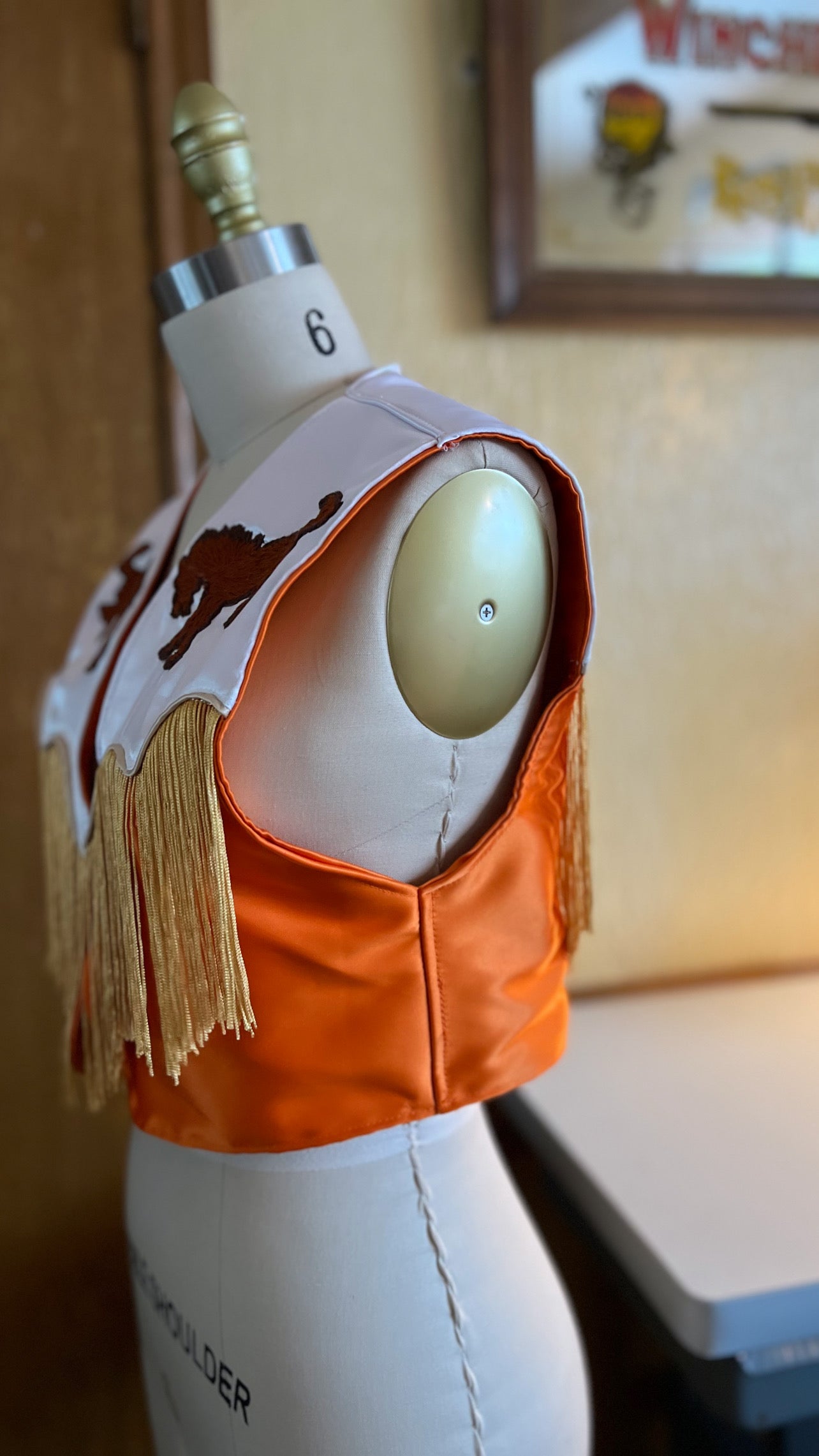 Buckin’ Retro Cowgirl Vest