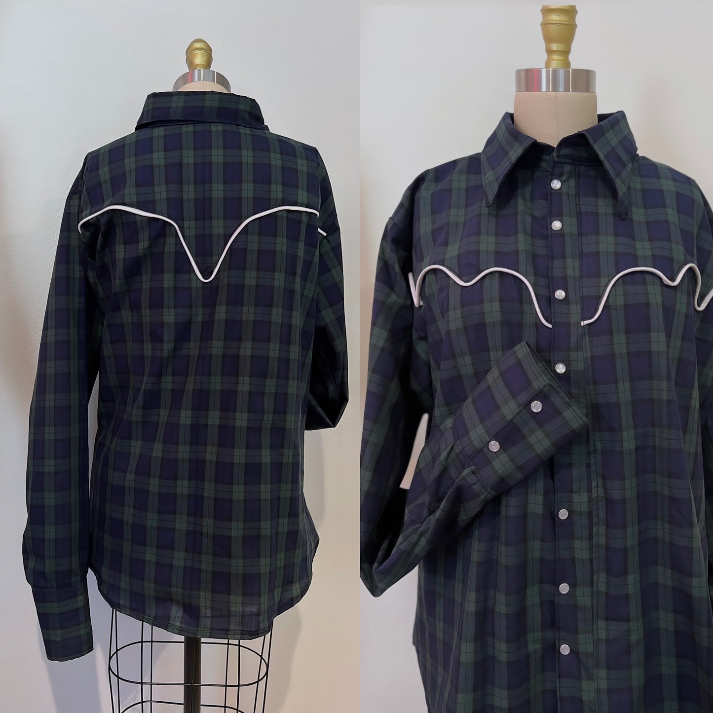 Holly Dolly Tartan Pearl Snap Shirt