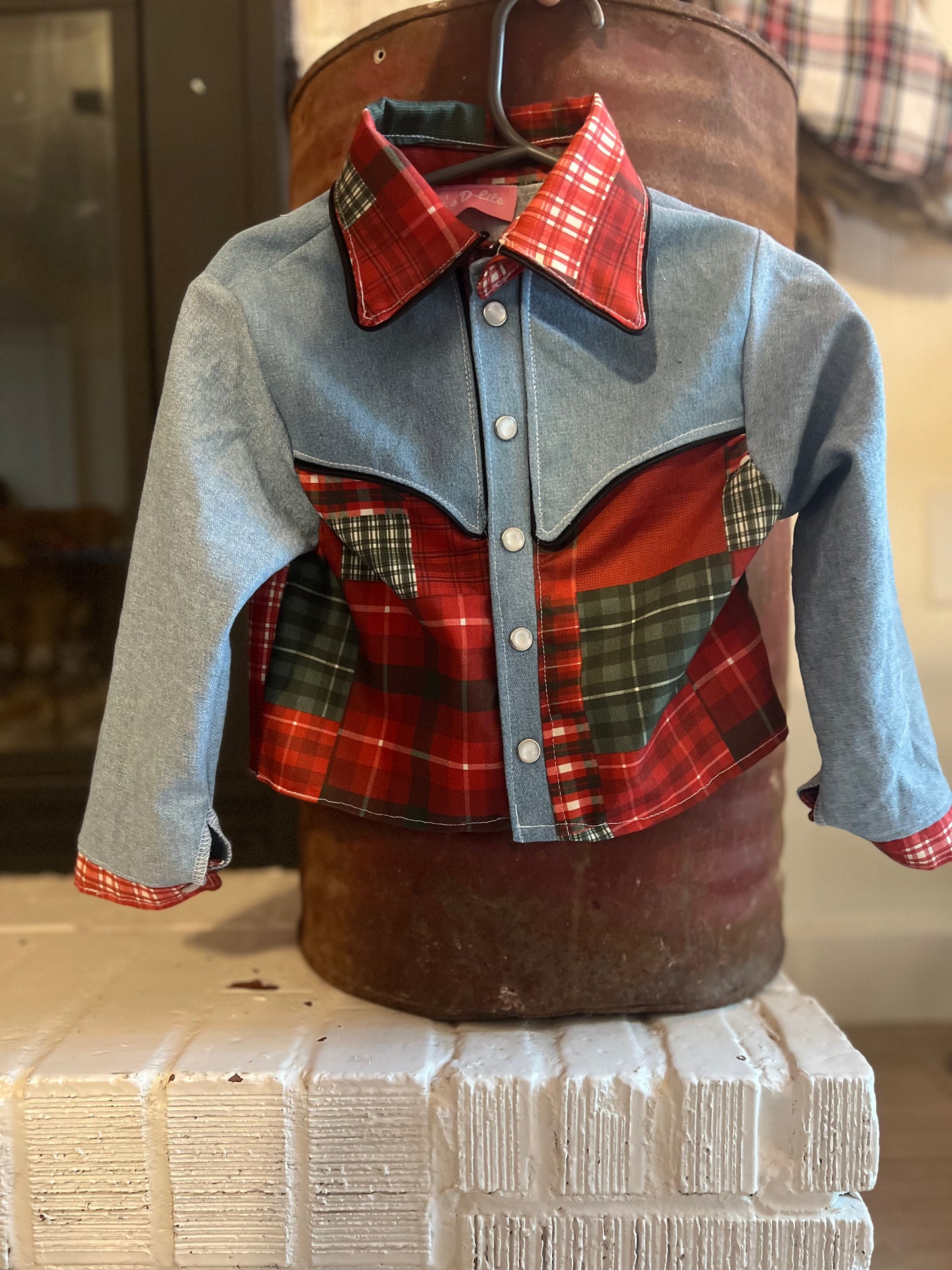 Holly Dolly Darlin’ Smokey Mountain Pearl Snap Shirt