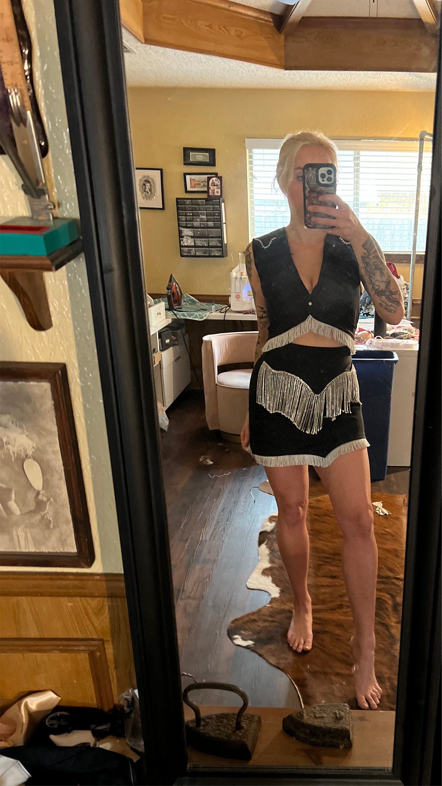 Rodeo Vest & Skirt Set