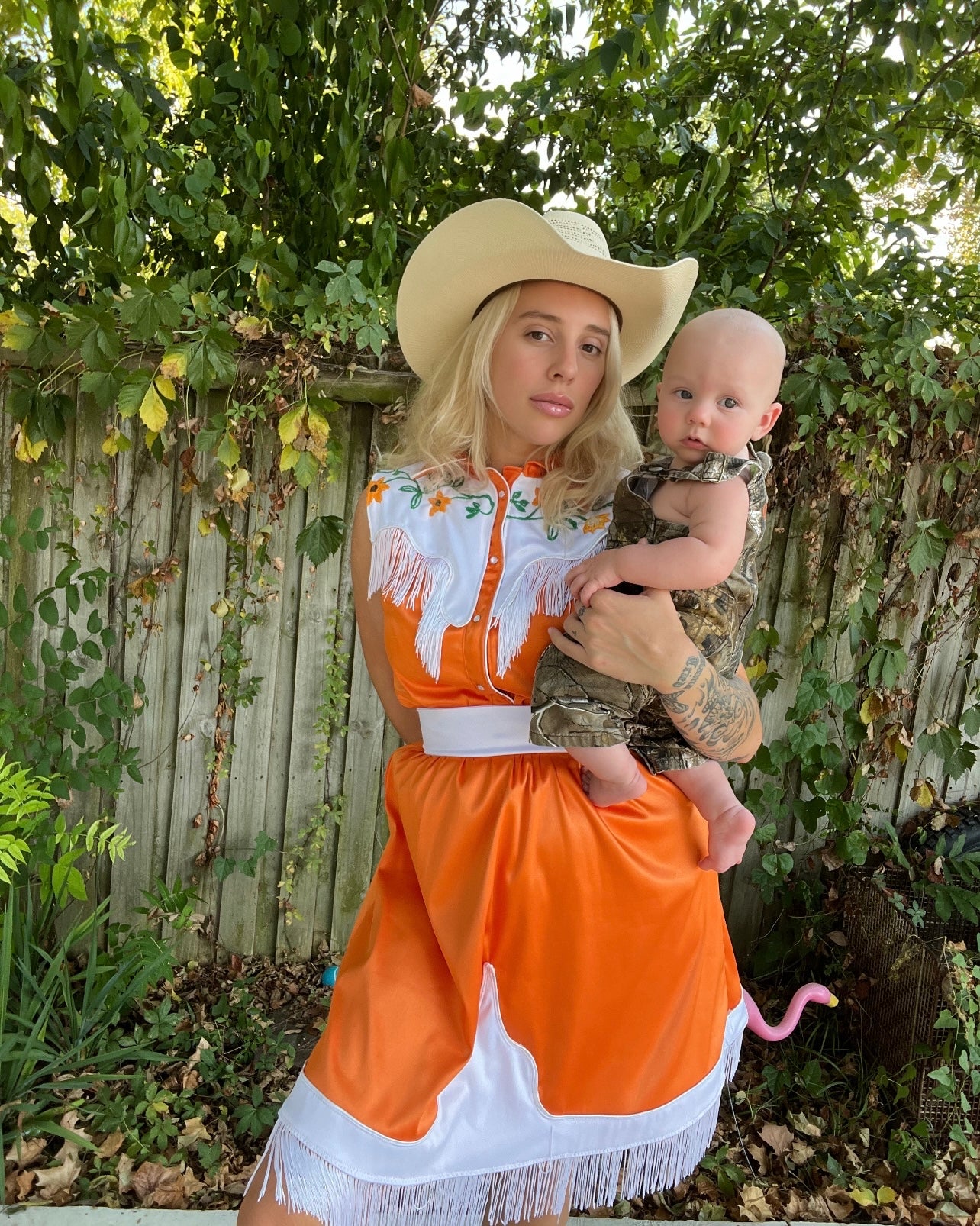 Tennessee Trouble Pearl Snap Embroidered Skirt Set