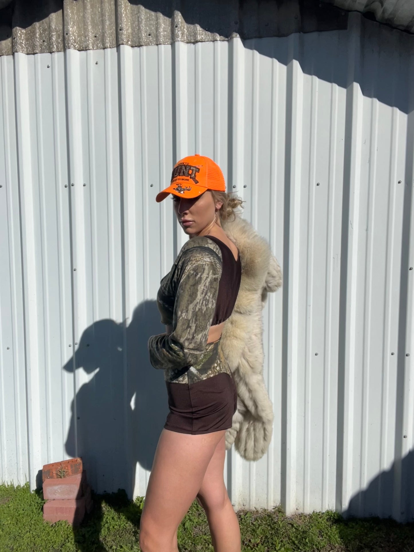 Charlene Camo Corset Set