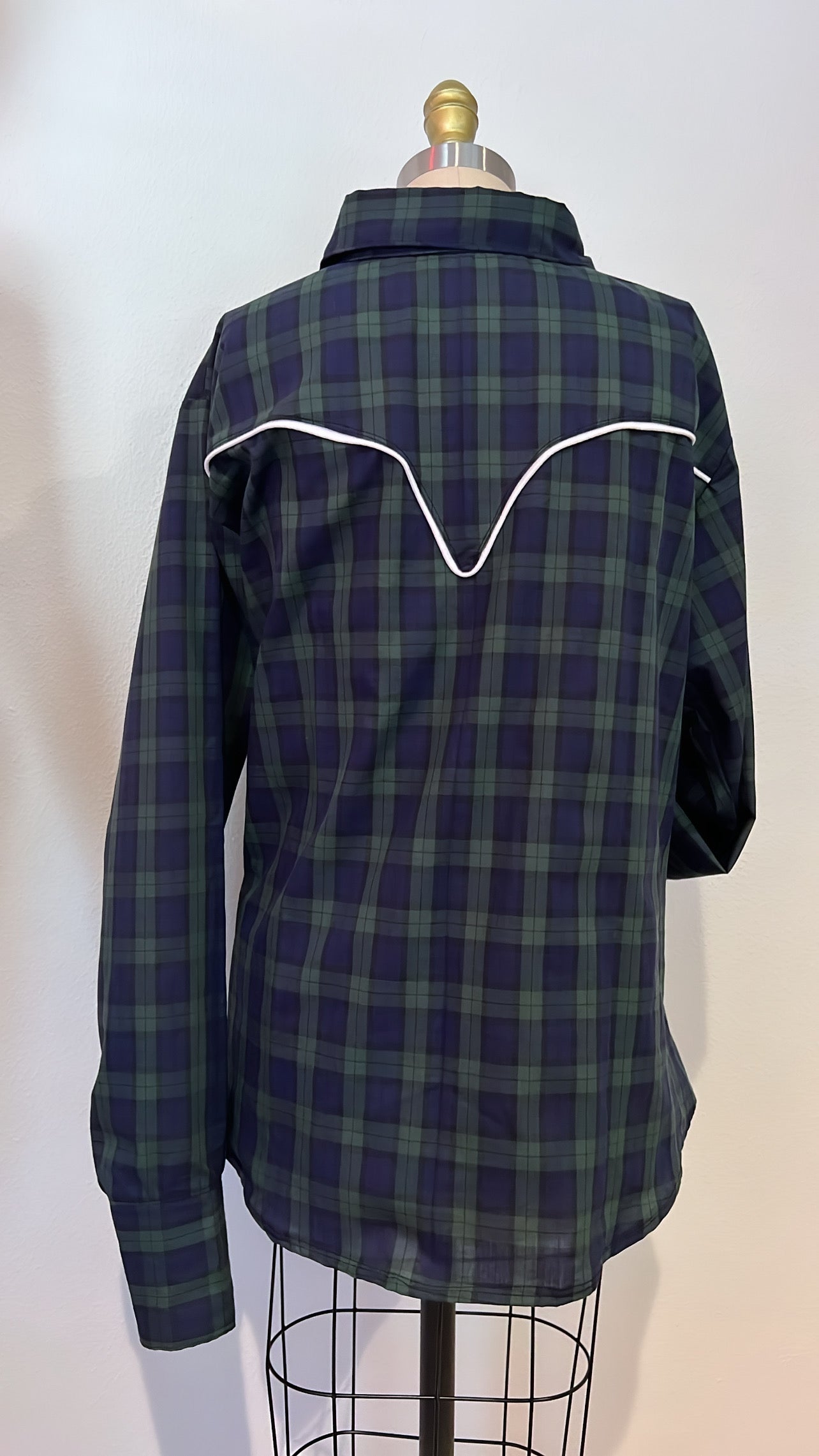 Holly Dolly Tartan Pearl Snap Shirt