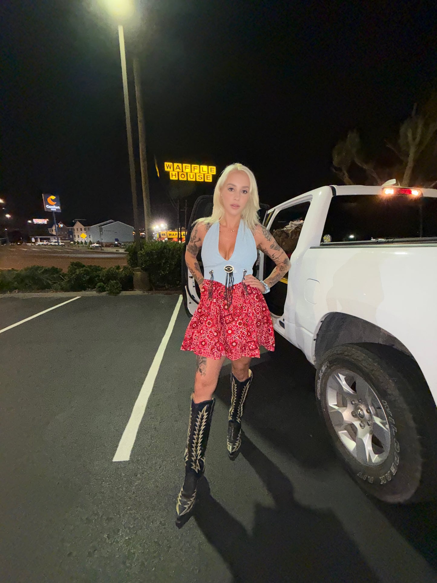 Bandana Halter Dress