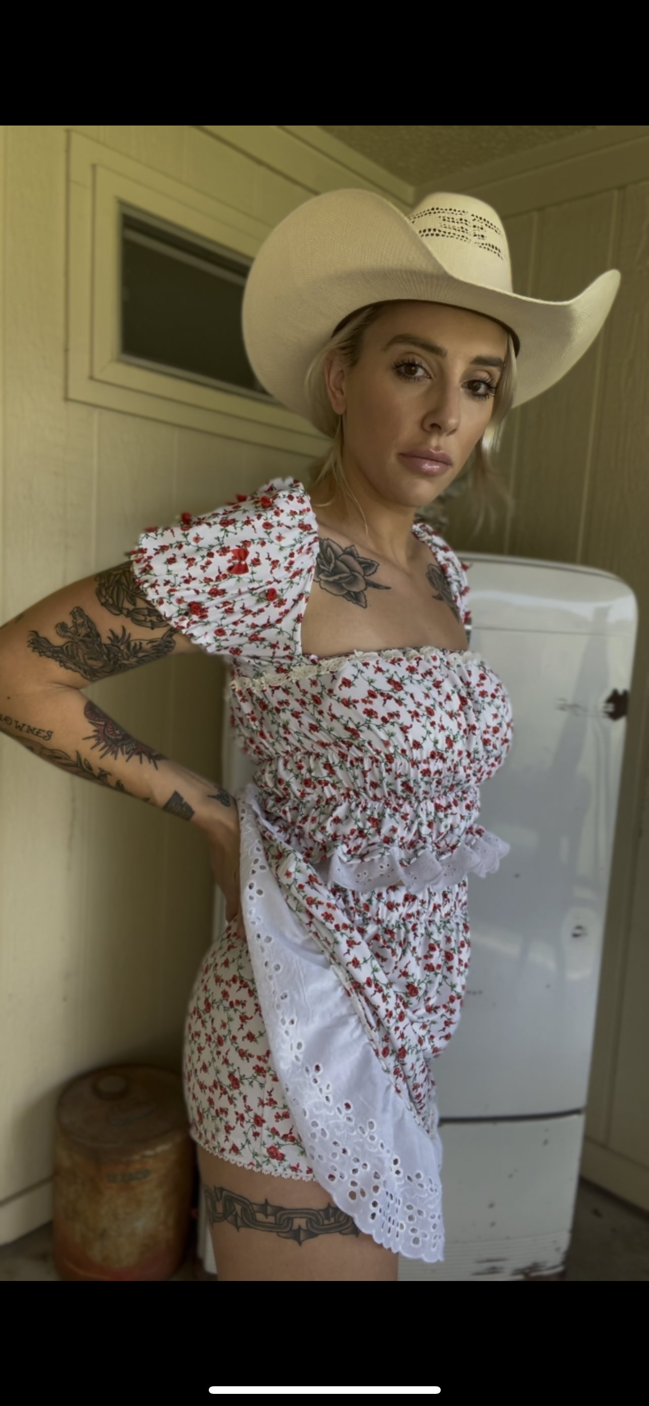 Prairie Skirt Set in Rose Bud