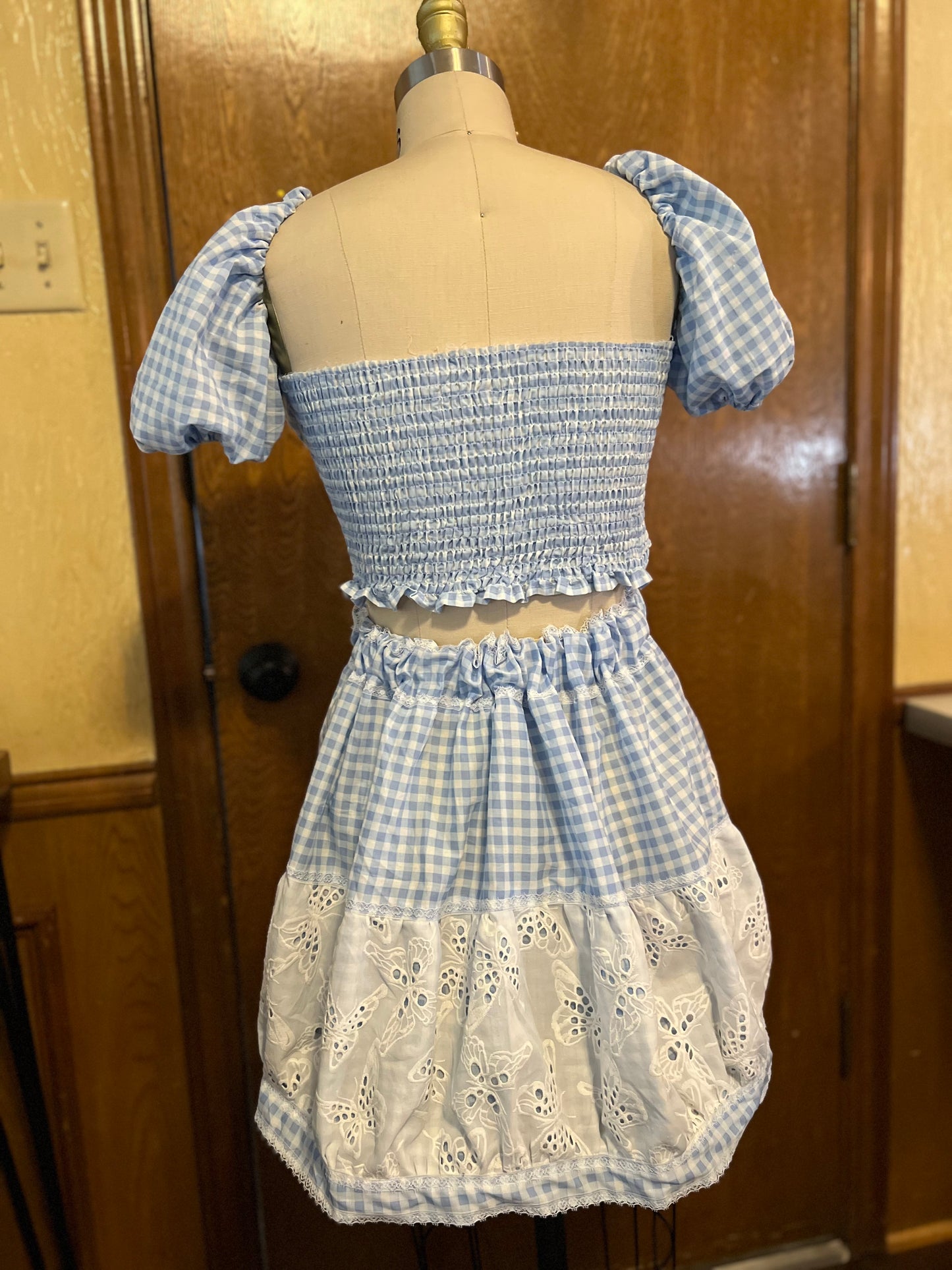 Butterfly Eyelet Skirt Set, Cottage Core