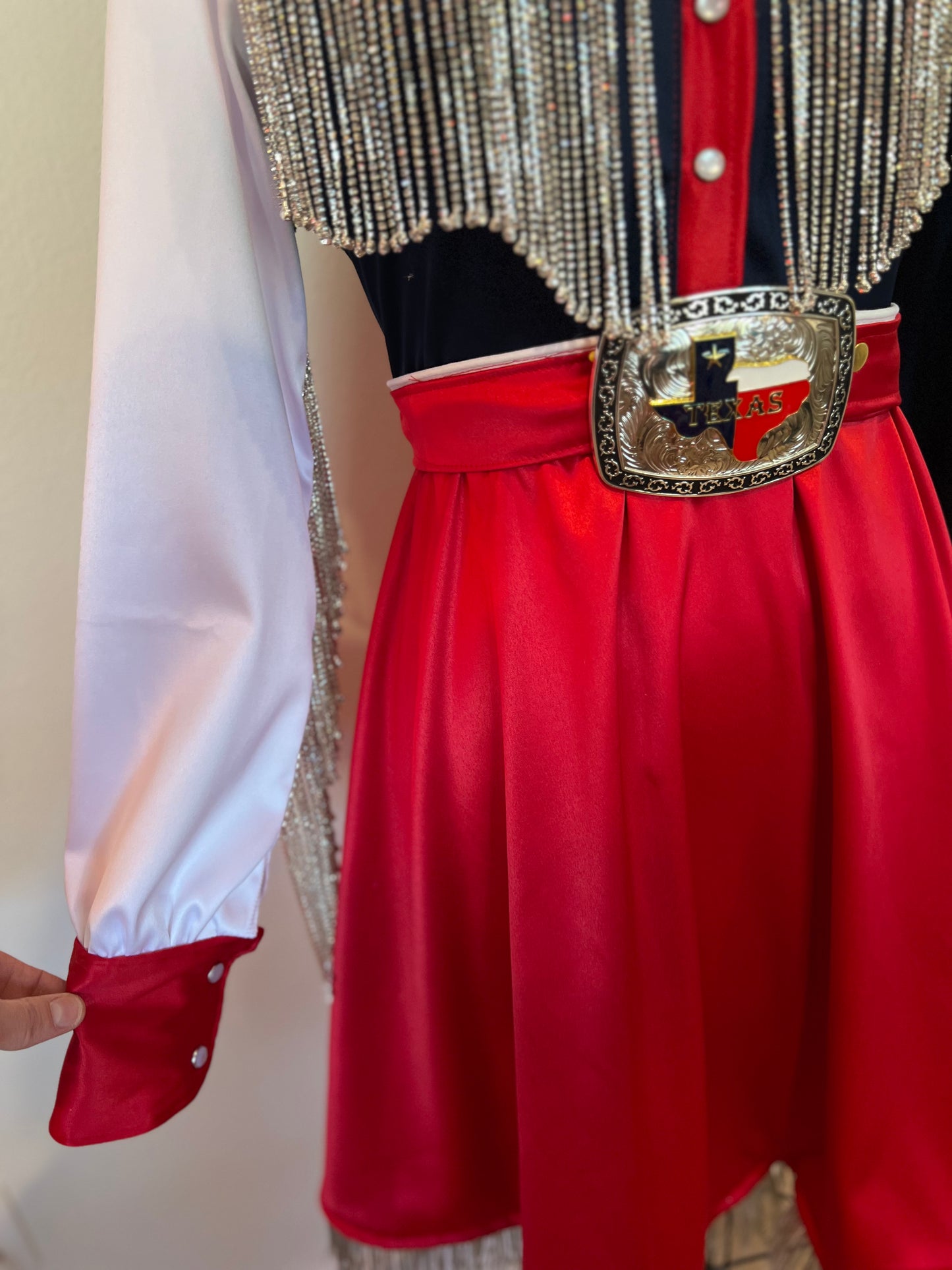 The Lone Star Pearl Snap Dress Texas Flag Dress