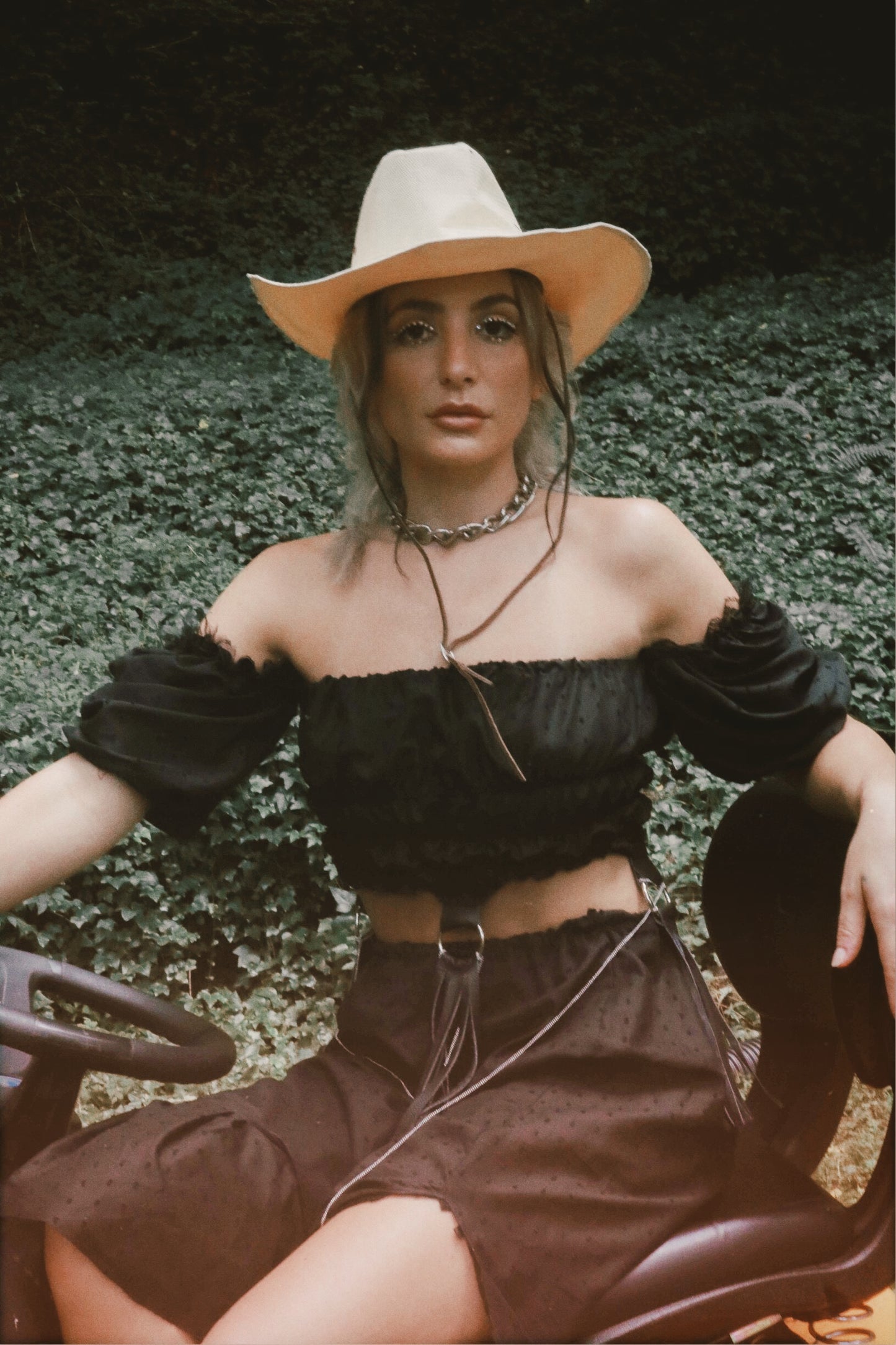 'Daphne' Y'allternative Black Prairie Skirt