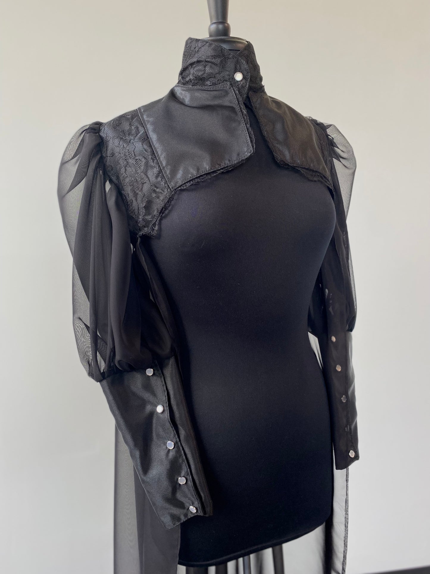 Love Witch Bolero, Gothic Cape Dressing Gown