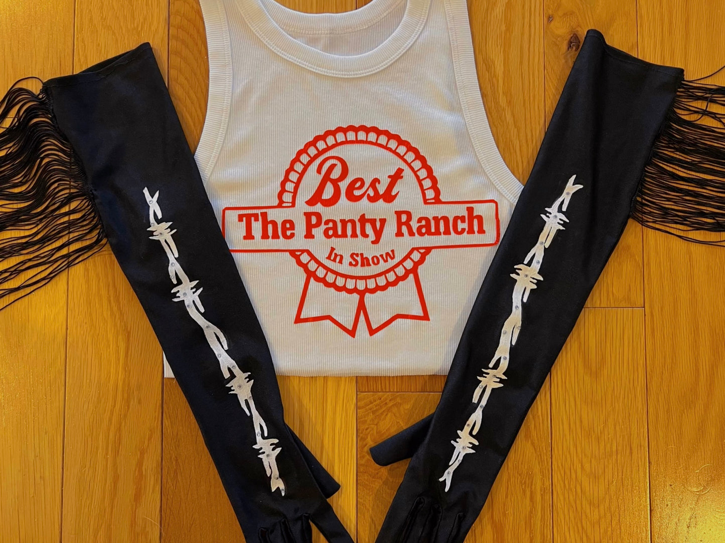 Best in Show Panty Ranch Tank - White