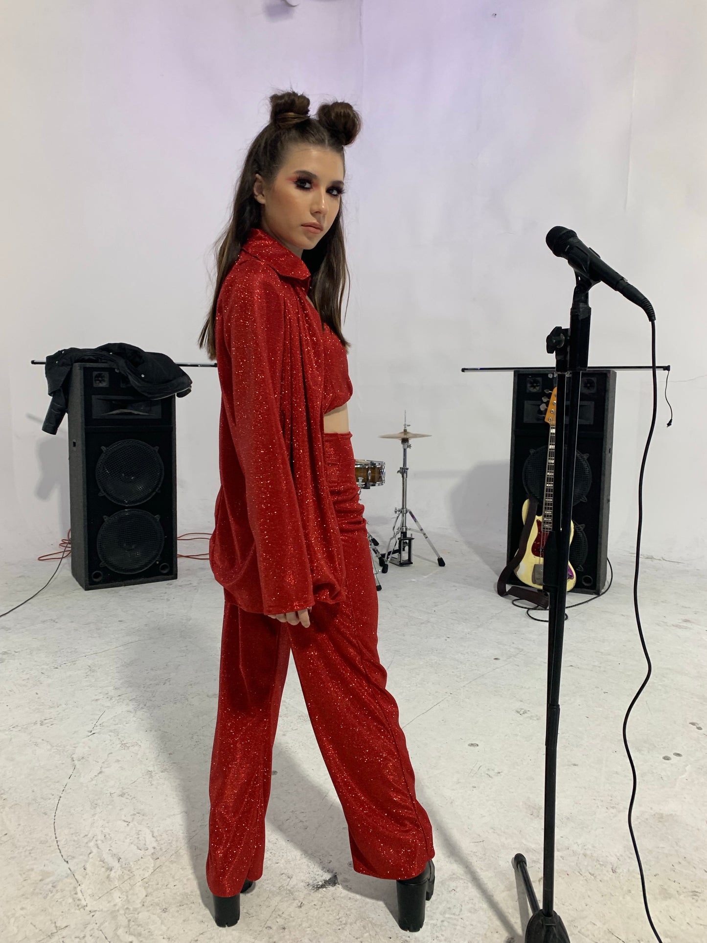 'Stella' 3-Piece Glitter Suit