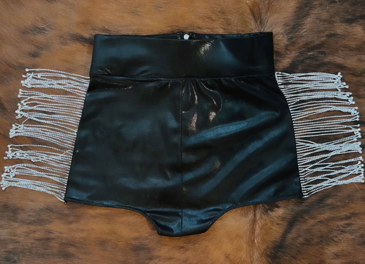 Rhinestone Fringe Hot Pants