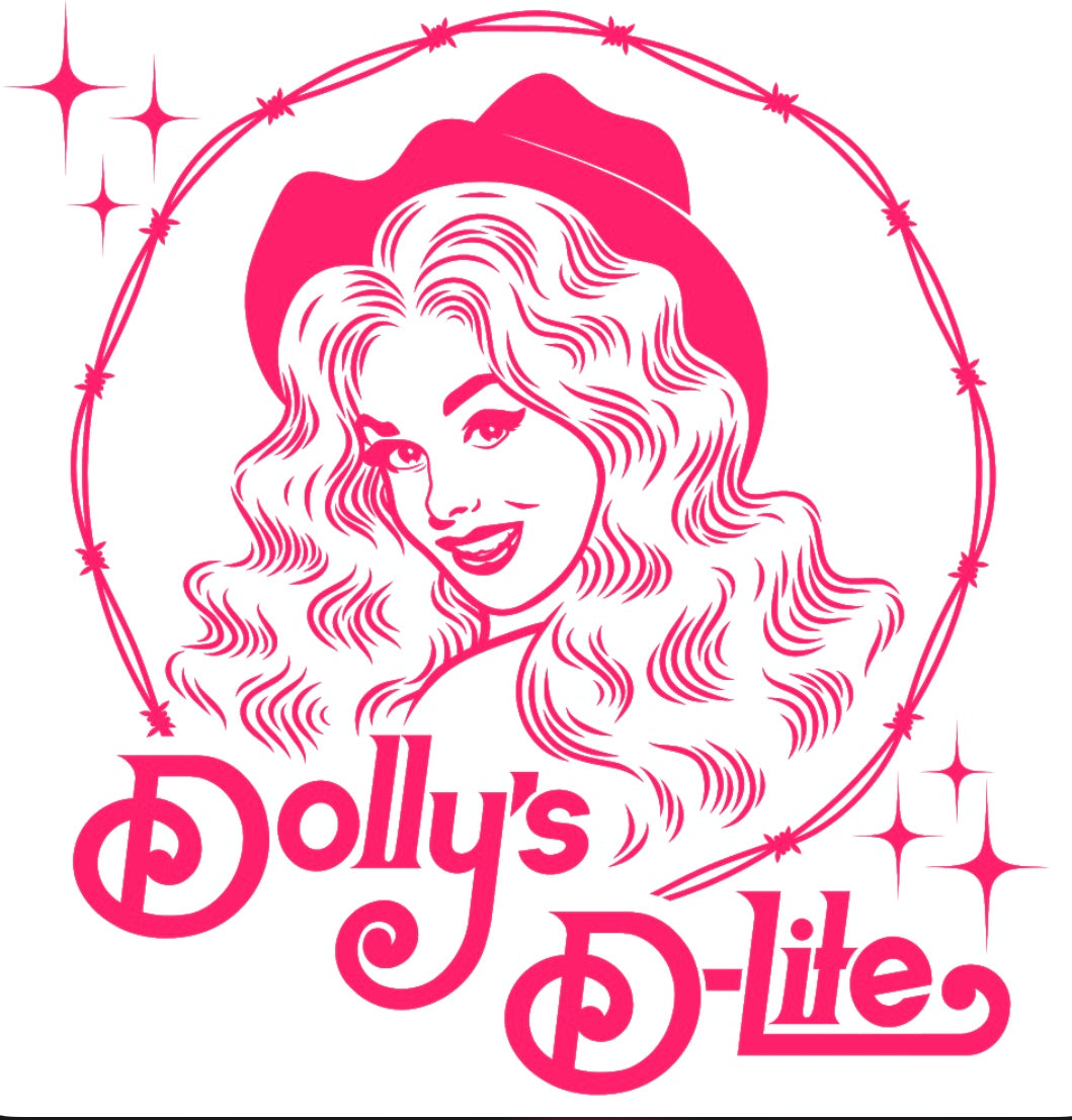 Dolly’s D-Lite Barb Wire Logo Tee