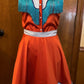 Copper Road Embroidered Pearl Snap Skirt Set