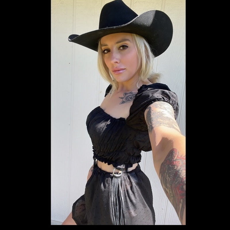 'Daphne' Y'allternative Black Prairie Skirt