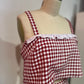 Emmylou Gingham Boxy Tank Top