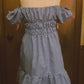 'Bonnie' Gingham Dropped Puff Sleeve Dress