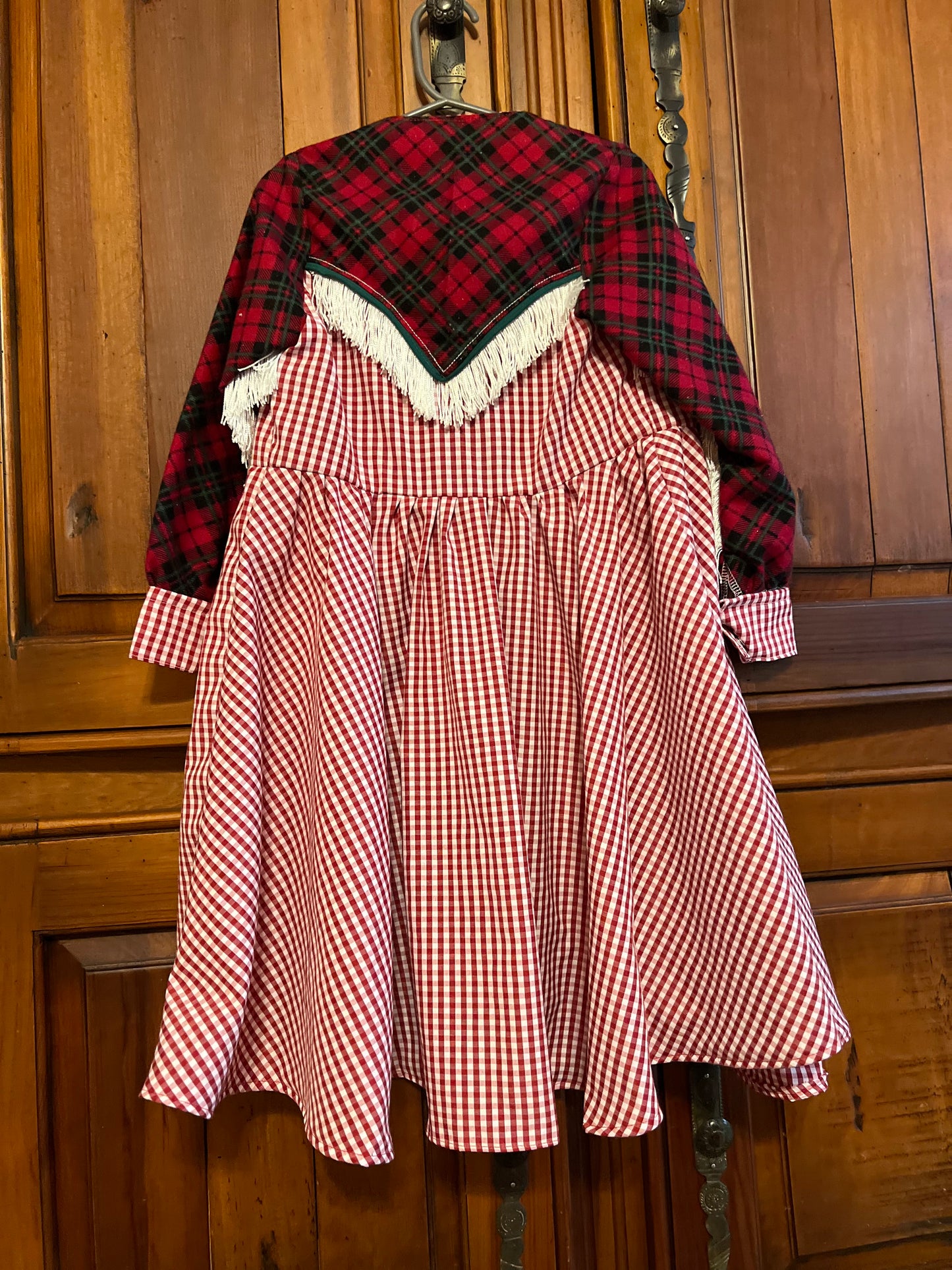 Darlin’ Gingham Pearl Snap Dress