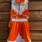 Tennessee Trouble Pearl Snap Embroidered Skirt Set