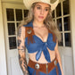 Blue Bell Leather Shorts