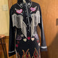Rhinestone Pearl Snap Dress - Customizable Sequin Applique