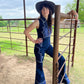Devil In Denim Jumpsuit