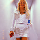 Leah Pearl Snap Skirt Suit