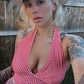 Gingham Halter Top
