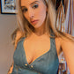 Maddy Denim Halter Dress