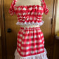 Prairie Skirt Set in Gingham