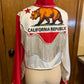 California Flag Peark Snap Jacket - Cropped, California Flag