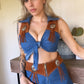 Blue Bell Leather Shorts