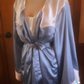 Mulberry Silk, Embroidered Robe & Slip Set