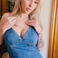 Maddy Denim Halter Dress