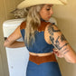 Blue Bell Leather Shorts