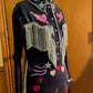 Rhinestone Pearl Snap Dress - Customizable Sequin Applique