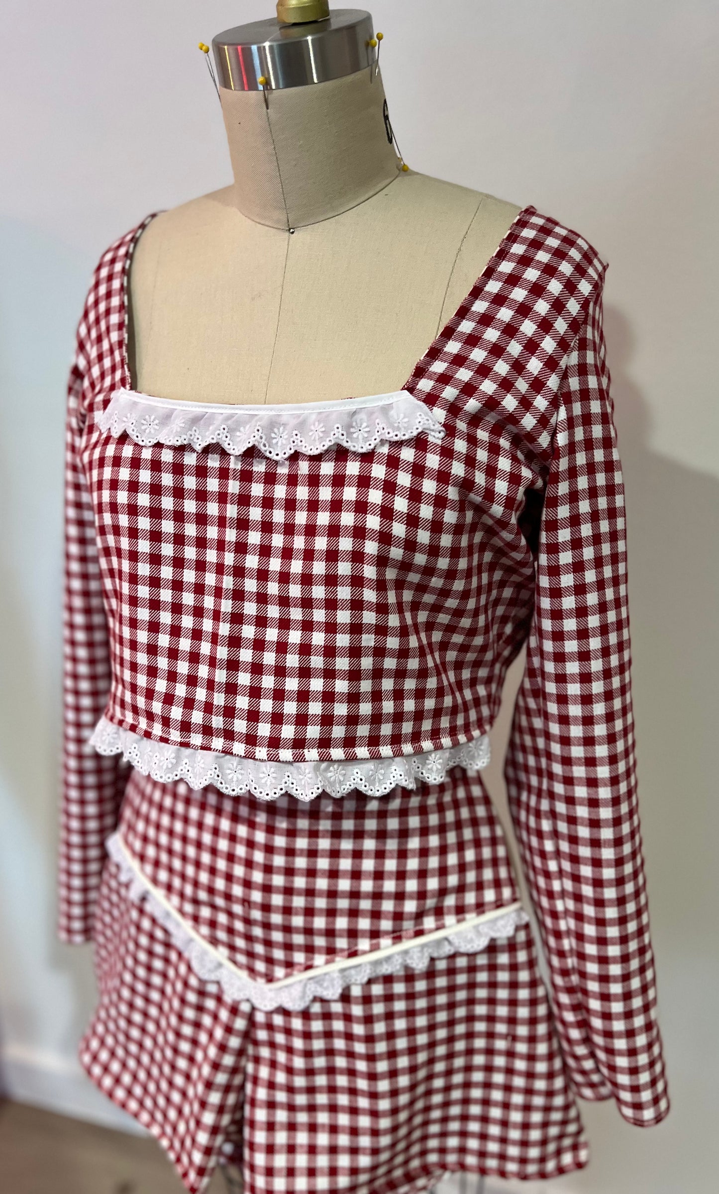 Emmylou Gingham Blouse