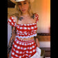 Prairie Skirt Set in Gingham