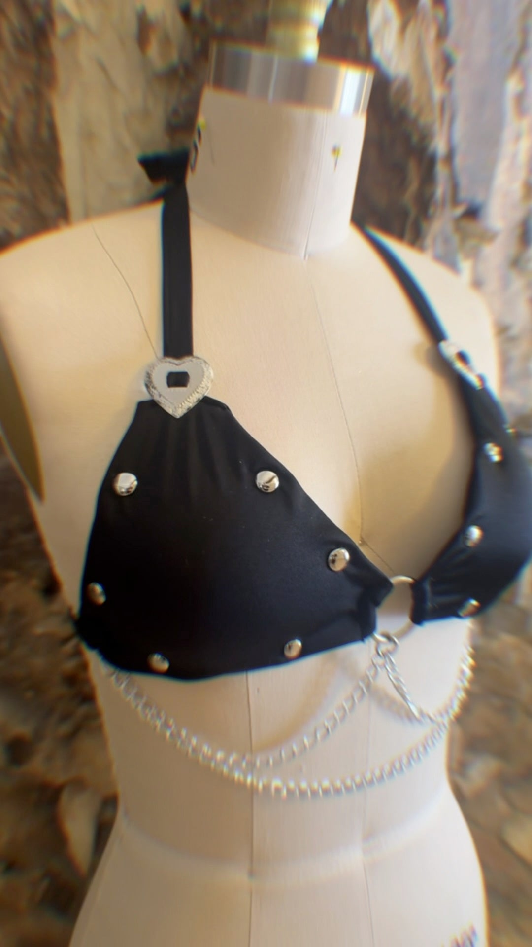 Skylar Chain Bra Top x Skirt