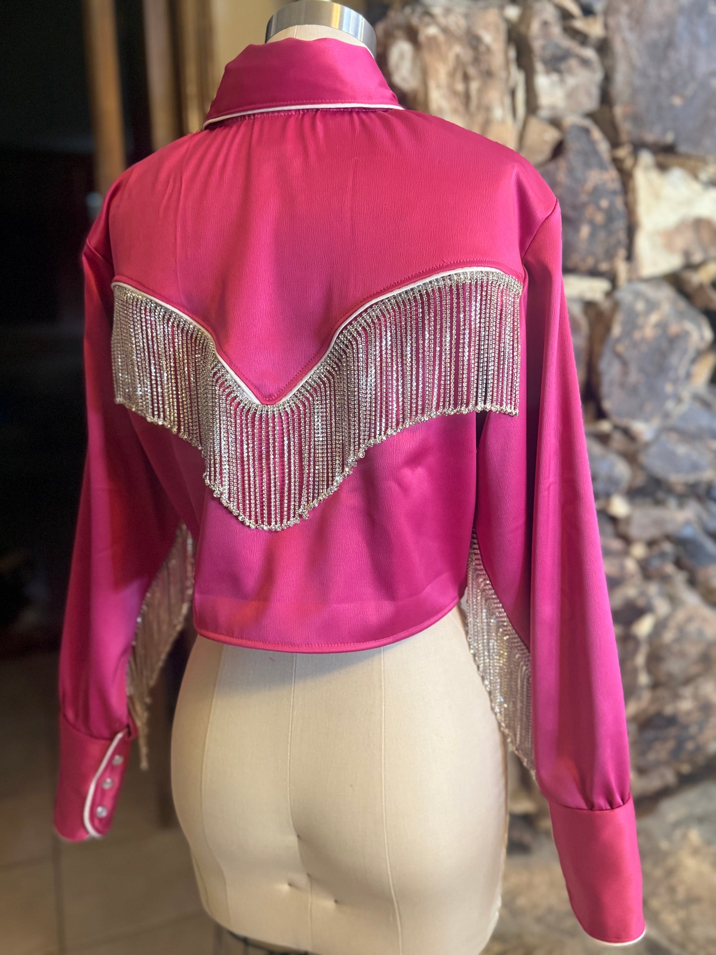 DOLLYWOOD Pearl Snap Skirt Set