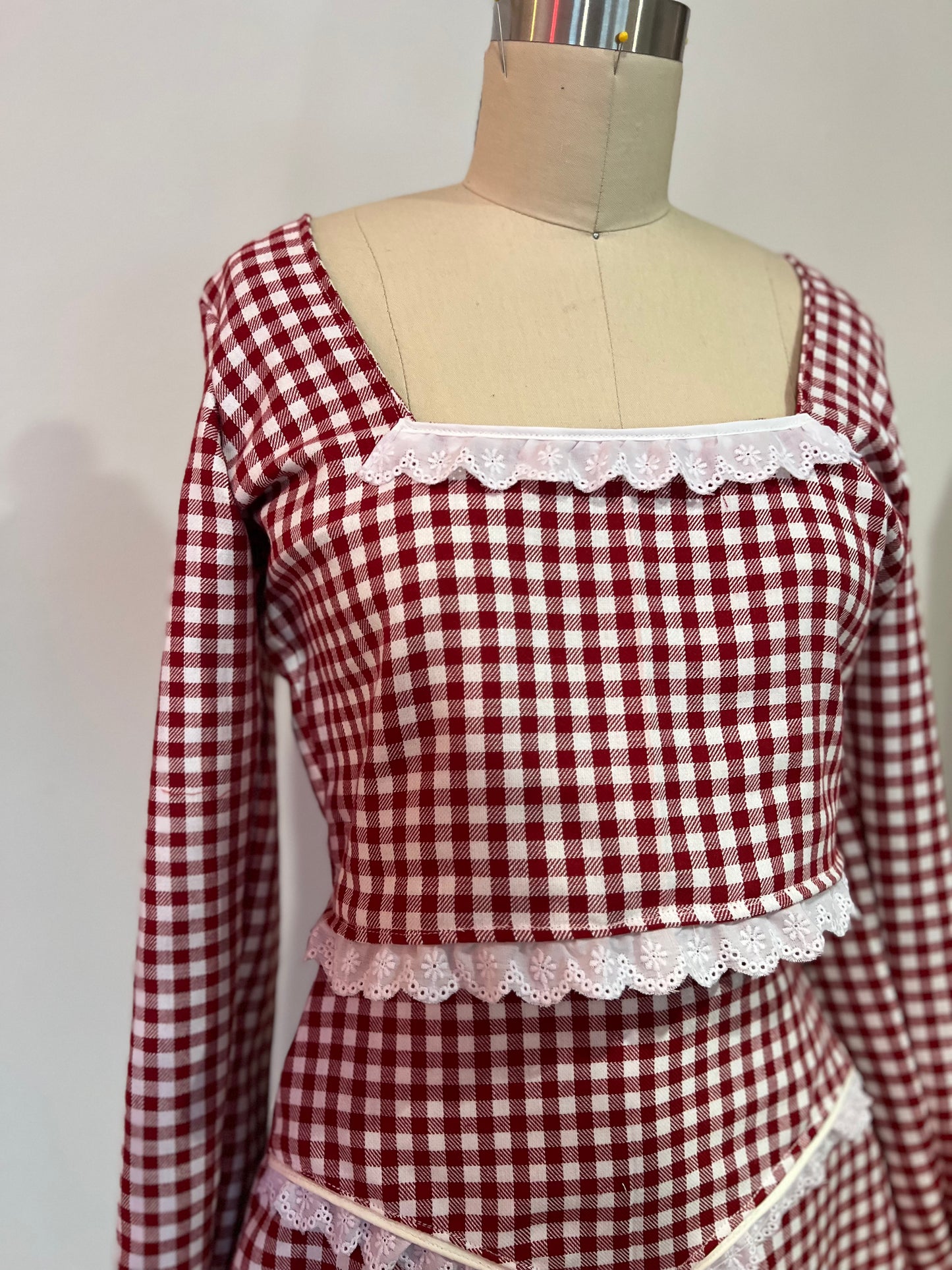 Emmylou Gingham Blouse